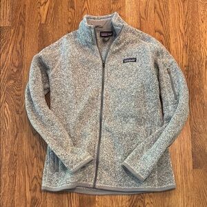 Patagonia Light Gray Full-Zip Jacket